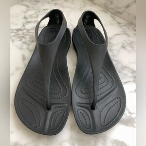CROCS Sexi Serena Sandals Size 5 Black